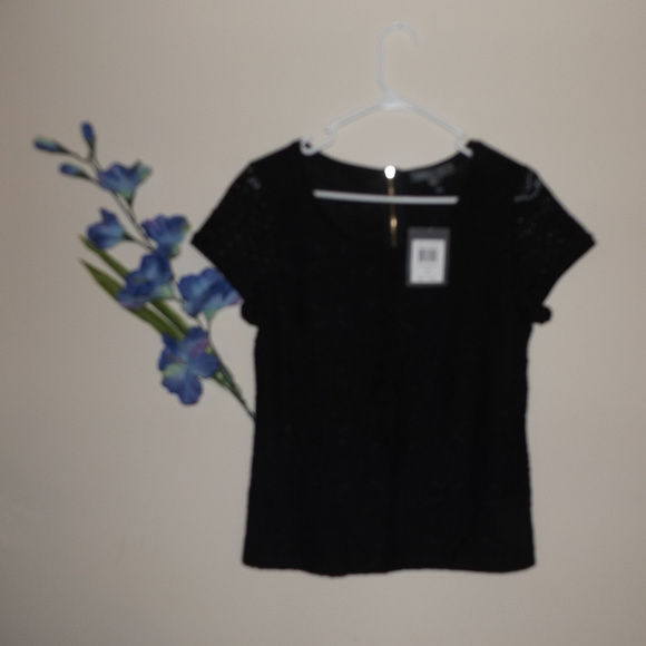 89th & Madison Tops - 89th & Madison Women M Black Blouse
